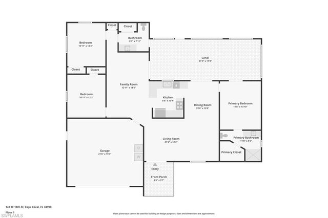 141 SE 18th ST, Cape Coral, FL 33990