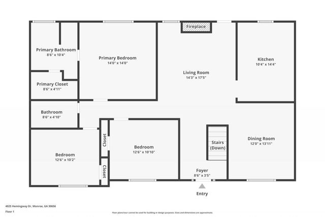 4025 Hemingway Drive, Monroe, GA 30656