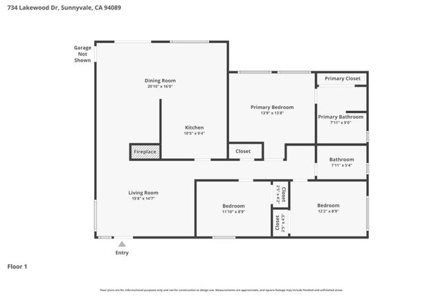 734 Lakewood Drive, Sunnyvale, CA 94089