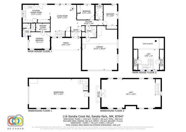 116 SANDIA CREST Road, Sandia Park, NM 87047