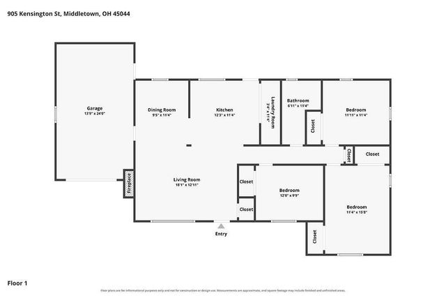 905 Kensington Street, Middletown, OH 45044