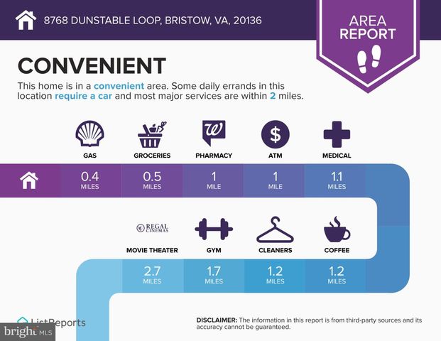 8768 DUNSTABLE LOOP, Bristow, VA 20136