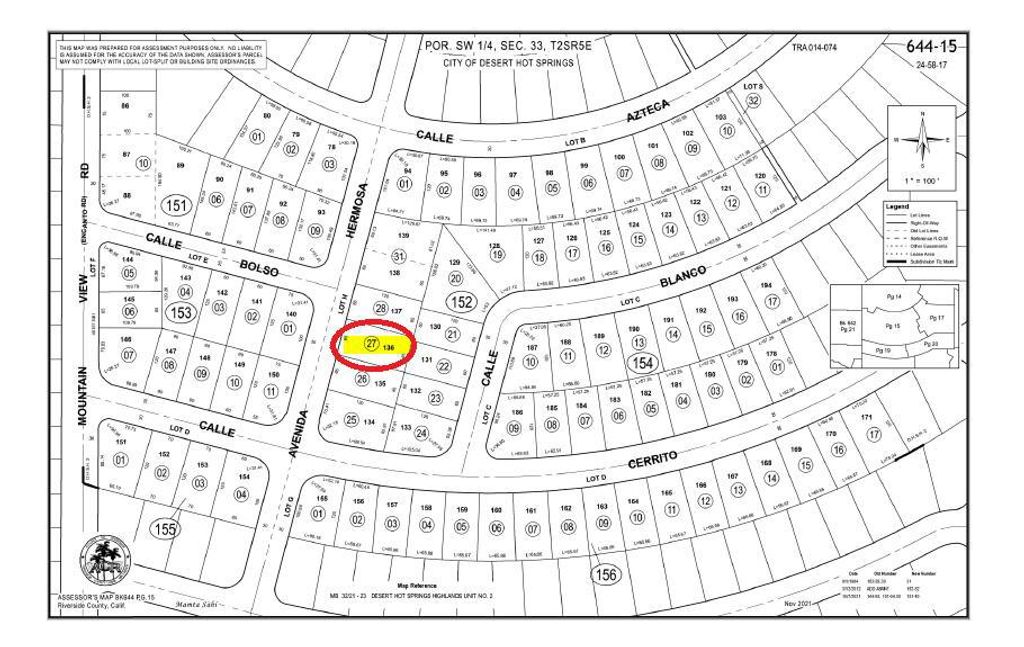 0 Ave Hermosa, Desert Hot Springs, CA 92240