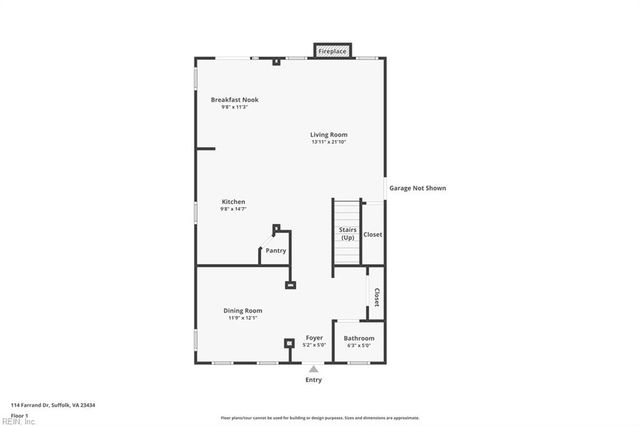 114 Farrand DR, Suffolk, VA 23434