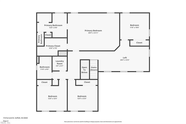 114 Farrand DR, Suffolk, VA 23434