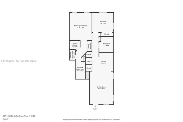 14774 SW 10th Street 10502, Pembroke Pines, FL 33027