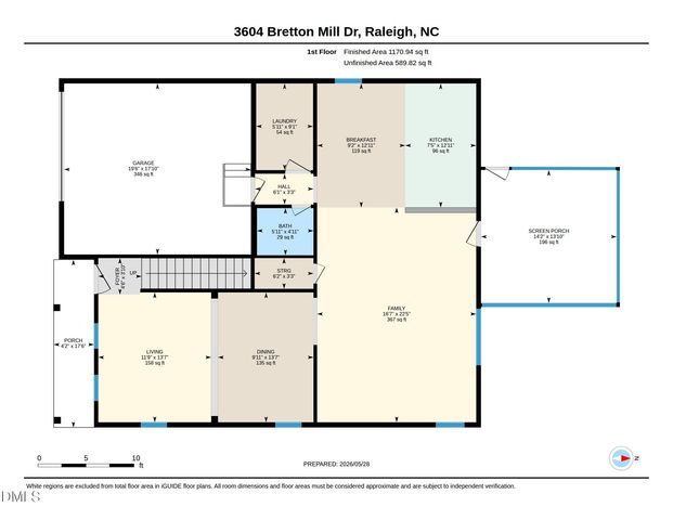 3604 Bretton Mill Drive, Raleigh, NC 27616