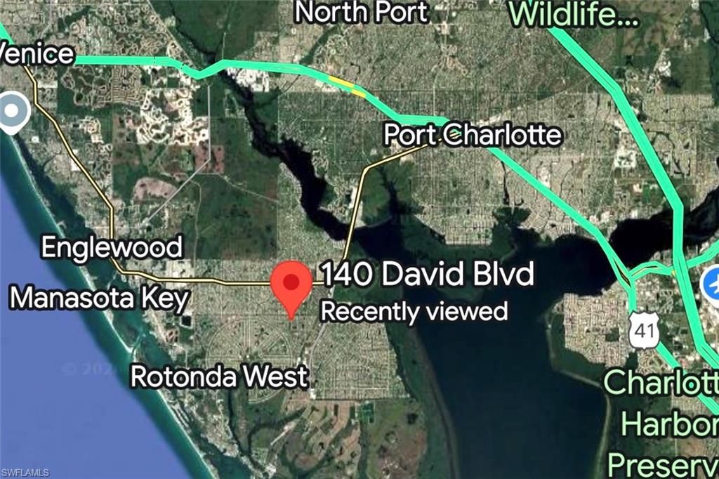140 David BLVD, ROTONDA WEST, FL 33947 — exterior