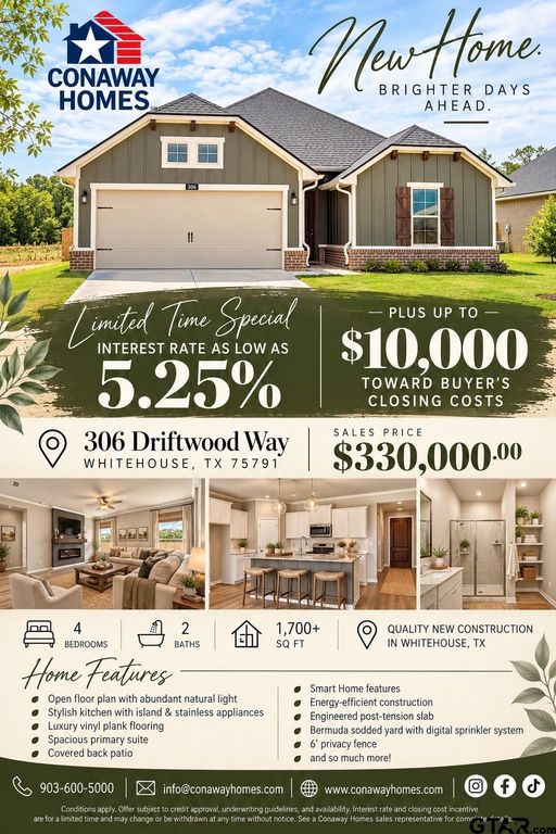 306 Driftwood Way, Whitehouse, TX 75791