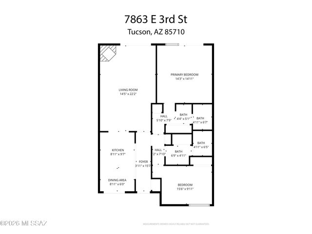 7863 E 3rd Street, Tucson, AZ 85710