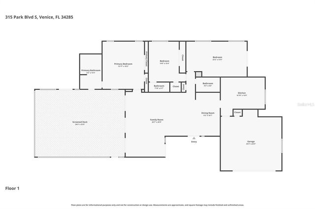 315 PARK BOULEVARD S, Venice, FL 34285