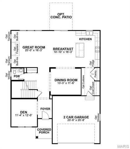 1 Adams 2 Car at The Reserve at Wildwood, Wildwood, MO 63040