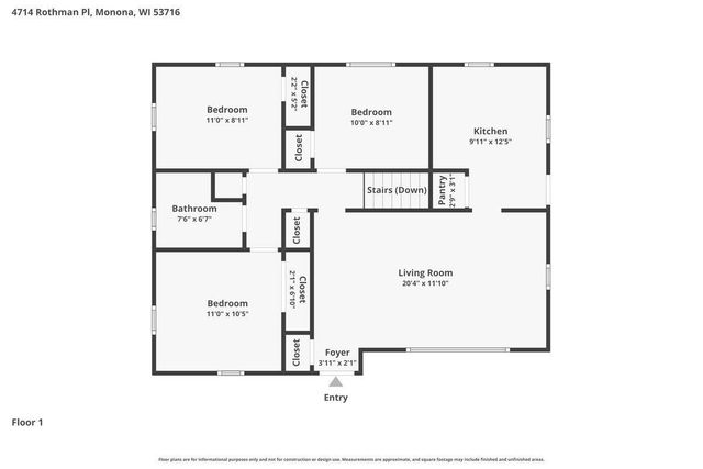 4714 Rothman Place, Monona, WI 53716
