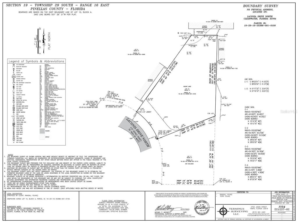 1455 LACONIA DRIVE E, Clearwater, FL 33764