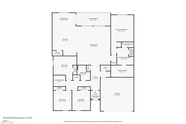 2564 Surfside BLVD, Cape Coral, FL 33914