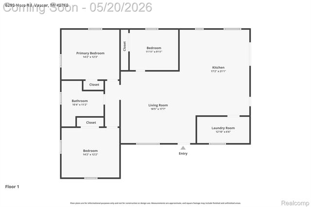6298 Hess Road, Vassar Township, MI 48768