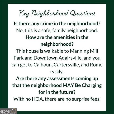 250 Lawrence Street, Adairsville, GA 30103