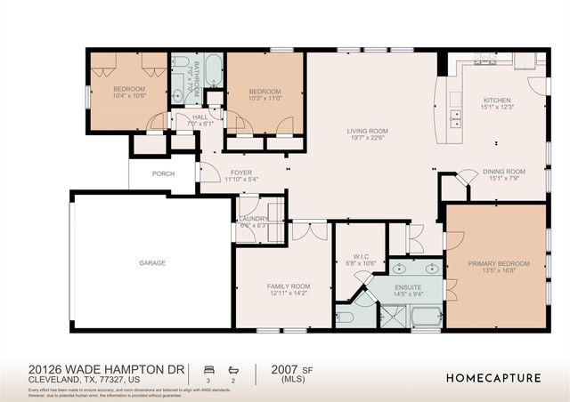 20126 Wade Hampton Drive, Cleveland, TX 77327