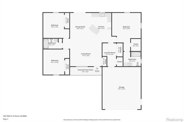 1047 39th Street, Port Huron Charter Township, MI 48060