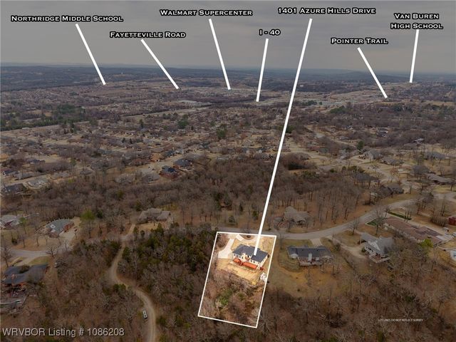 1401 Azure Hills Drive, Van Buren, AR 72956