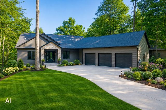 8670 N Island Drive Lot 32 and 33, Morton Twp, MI 49346