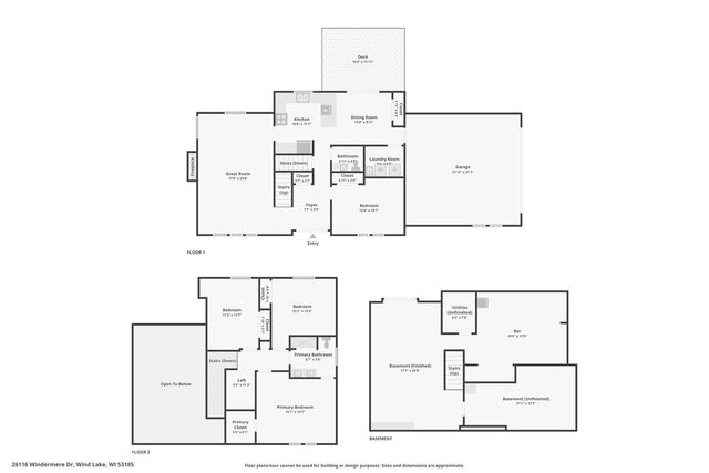 26116 Windermere DRIVE, Wind Lake, WI 53185