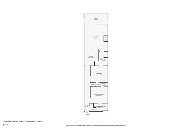 1273 Graves Harbor Trl Apt 347, Huddleston, VA 24104