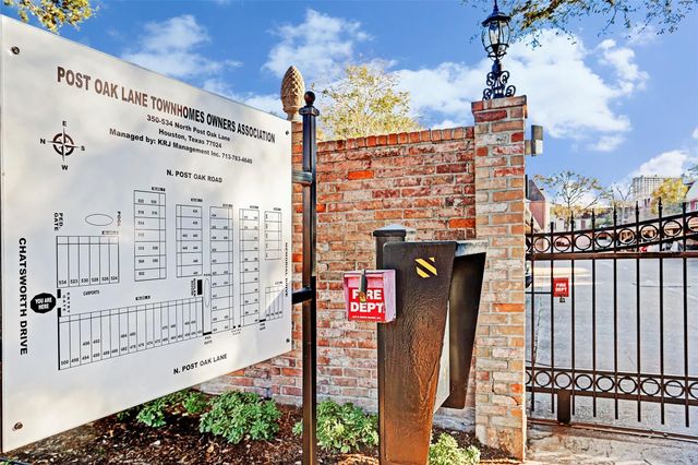 444 N Post Oak Lane, Houston, TX 77024
