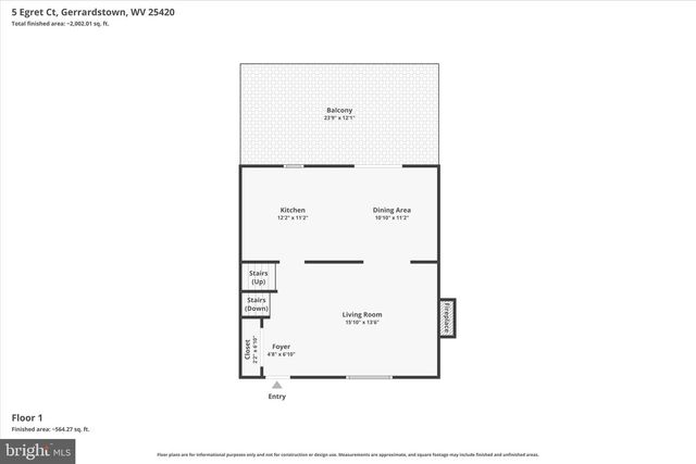 5 EGRET CT, Gerrardstown, WV 25420