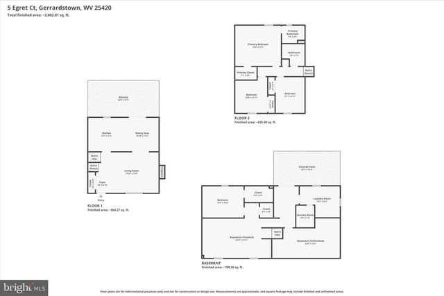 5 EGRET CT, Gerrardstown, WV 25420