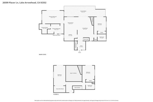 26599 Placer, Lake Arrowhead, CA 92352