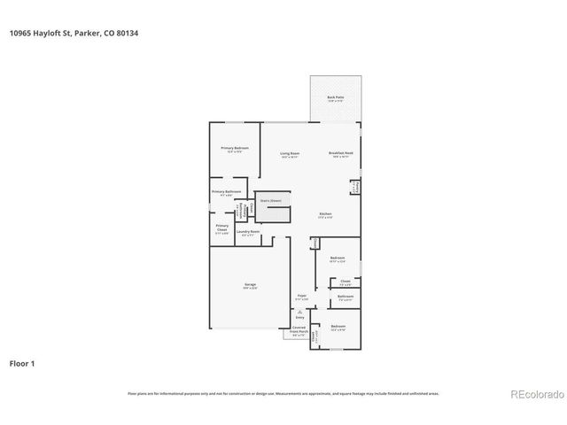 10965 Hayloft St, Parker, CO 80134