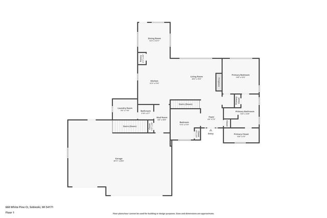 668 WHITE PINE COURT, Sobieski, WI 54171
