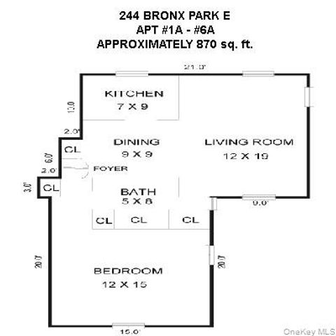 2244 Bronx Park E 5A, Bronx, NY 10467
