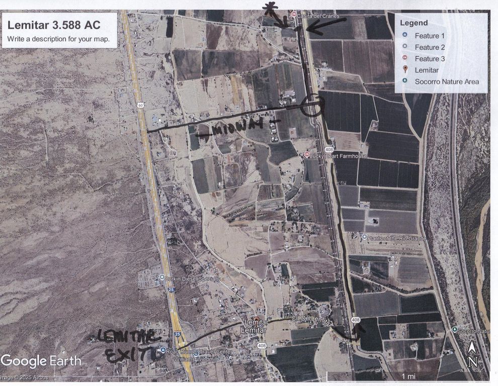 Image 3 of property listing at MIDWAY RD./DITCH, Lemitar, NM 87823