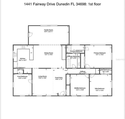 1441 FAIRWAY DRIVE, Dunedin, FL 34698