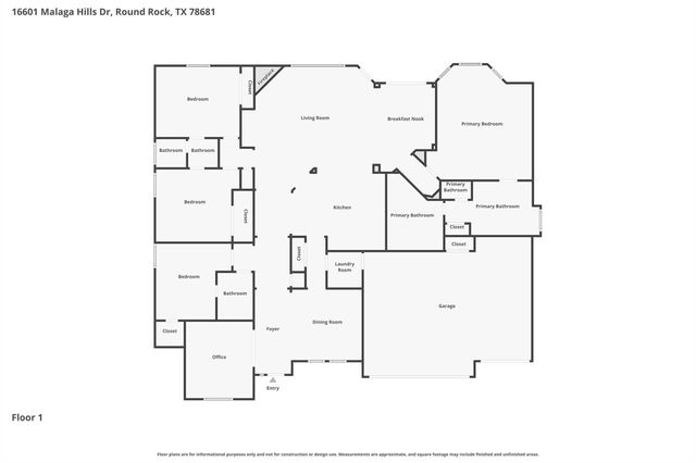 16601 Malaga Hills DR, Round Rock, TX 78681