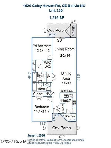 1620 Goley Hewett Road SE Unit 206, Bolivia, NC 28422