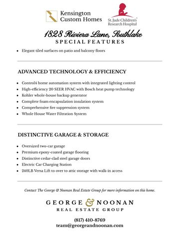 1828 Riviera Lane, Southlake, TX 76092