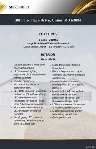 301 Park Place Drive, Union, MO 63084