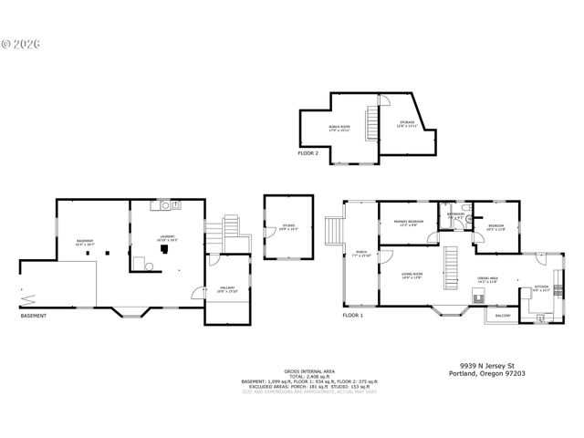 9939 N JERSEY St, Portland, OR 97203