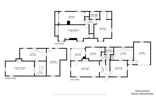20 Buswell Park, Newton, MA 02458