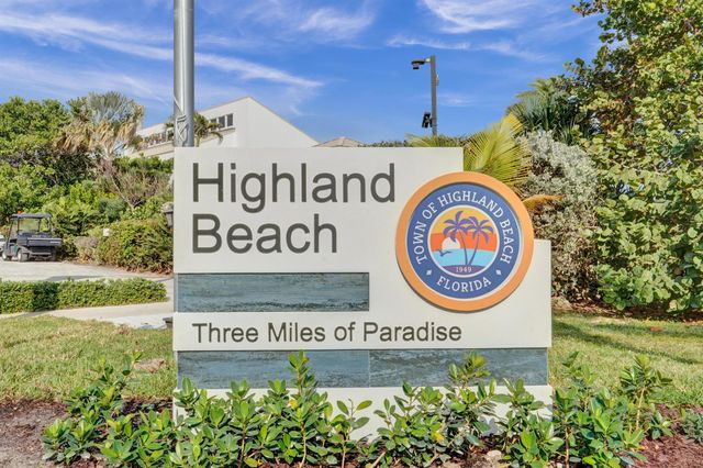 3100 S Ocean Boulevard 502, Highland Beach, FL 33487