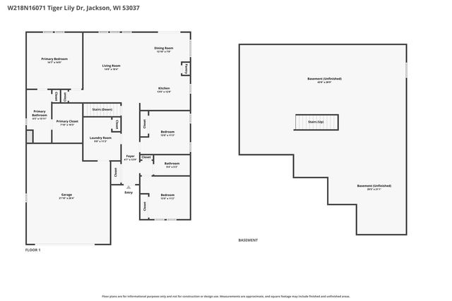 W218N16071 Tiger Lily DRIVE, Jackson, WI 53037