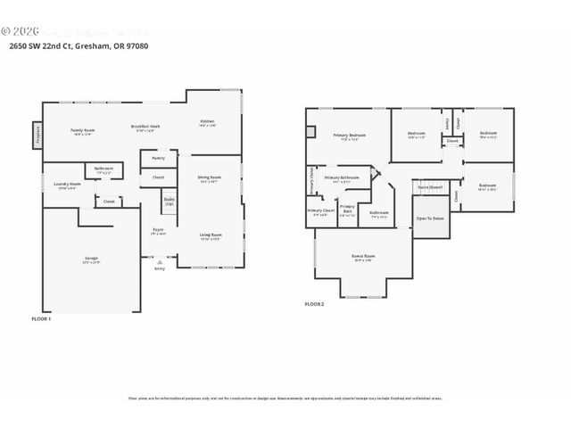 2650 Sw 22ND Ct, Gresham, OR 97080
