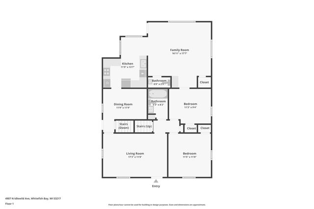 4907 N Idlewild AVENUE, Whitefish Bay, WI 53217