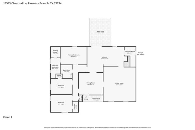 13533 Charcoal Lane, Farmers Branch, TX 75234