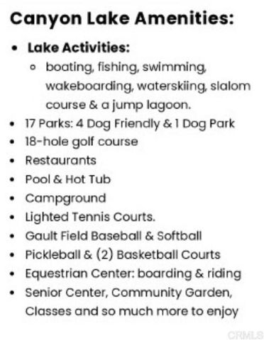 30194 White Wake Drive, Canyon Lake, CA 92587