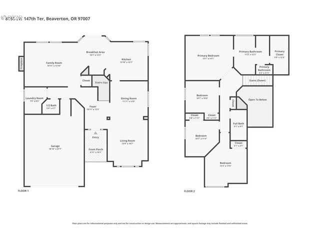 8160 Sw 147TH Ter, Beaverton, OR 97007