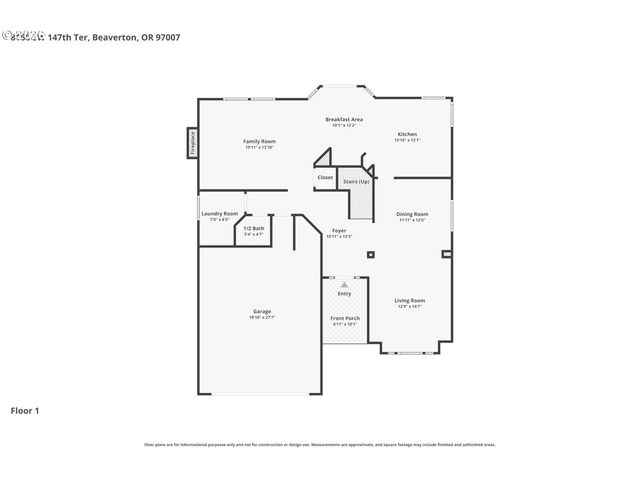 8160 Sw 147TH Ter, Beaverton, OR 97007